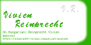 vivien reinprecht business card